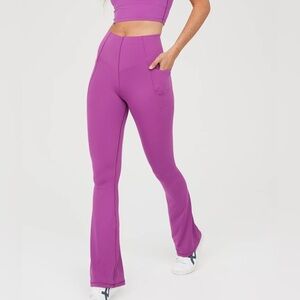 OFFLINE By Aerie Flare Leggings in Purple XS